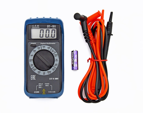 Мультиметр цифровой CEM DT-101 купить по низкой цене | МАКСПРОФИТ