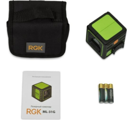 Лазерный нивелир RGK ML-31G купить по низкой цене | МАКСПРОФИТ